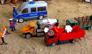 最新工程车动画片